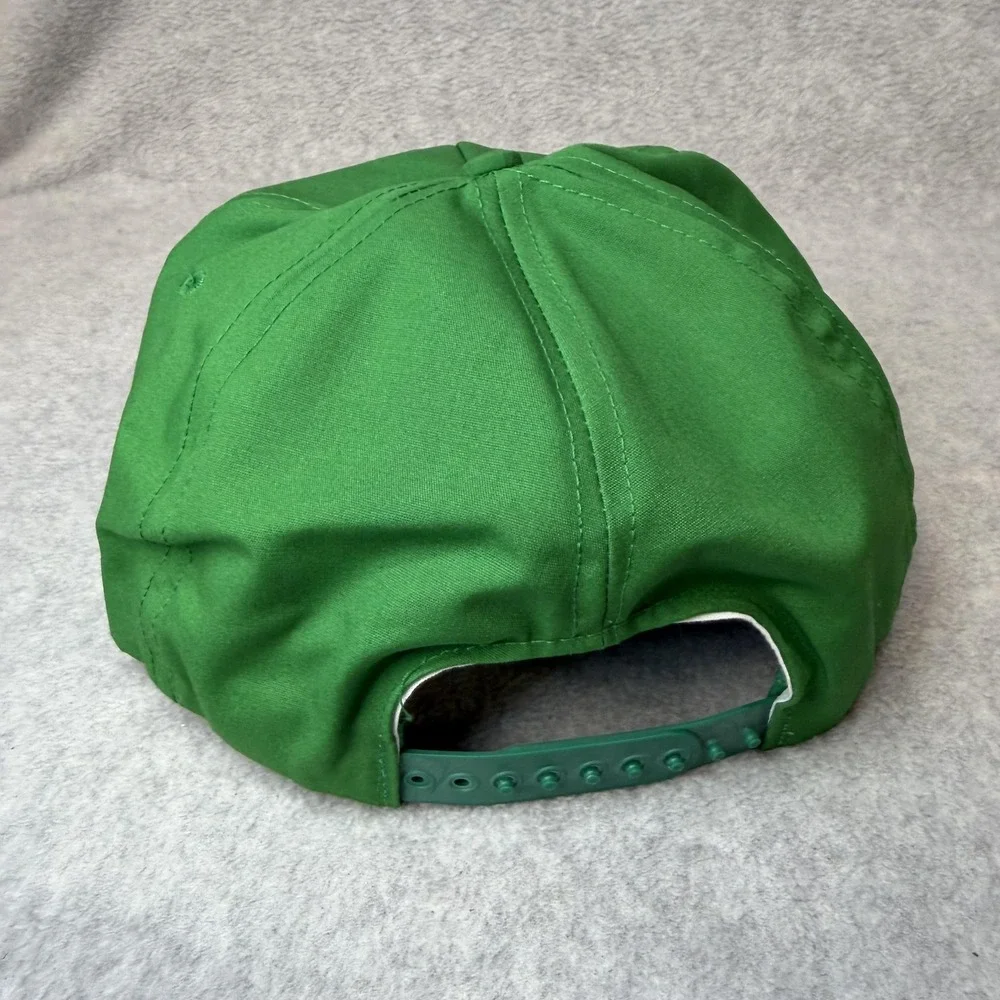 Embroider America Hat Cap Snap Back‎ Mens One Size Green Rope Blank Made USA